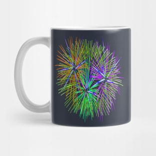 Light Up The Night Sky Colorful Fireworks Celebrations 2 Mug